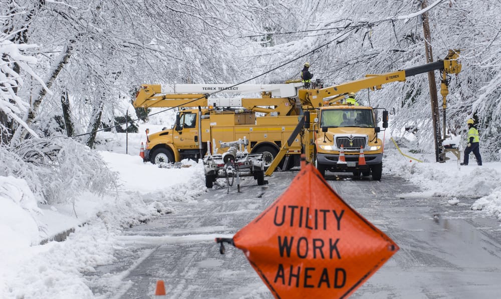 Thanksgiving snow blankets city,  3 fires, 200+ calls for service post image