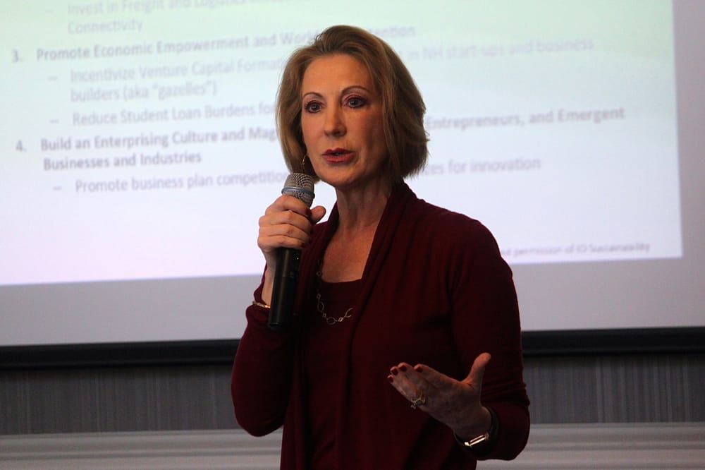 The Business of NH Politics: Carly Fiorina for the GOP win in 2016? post image