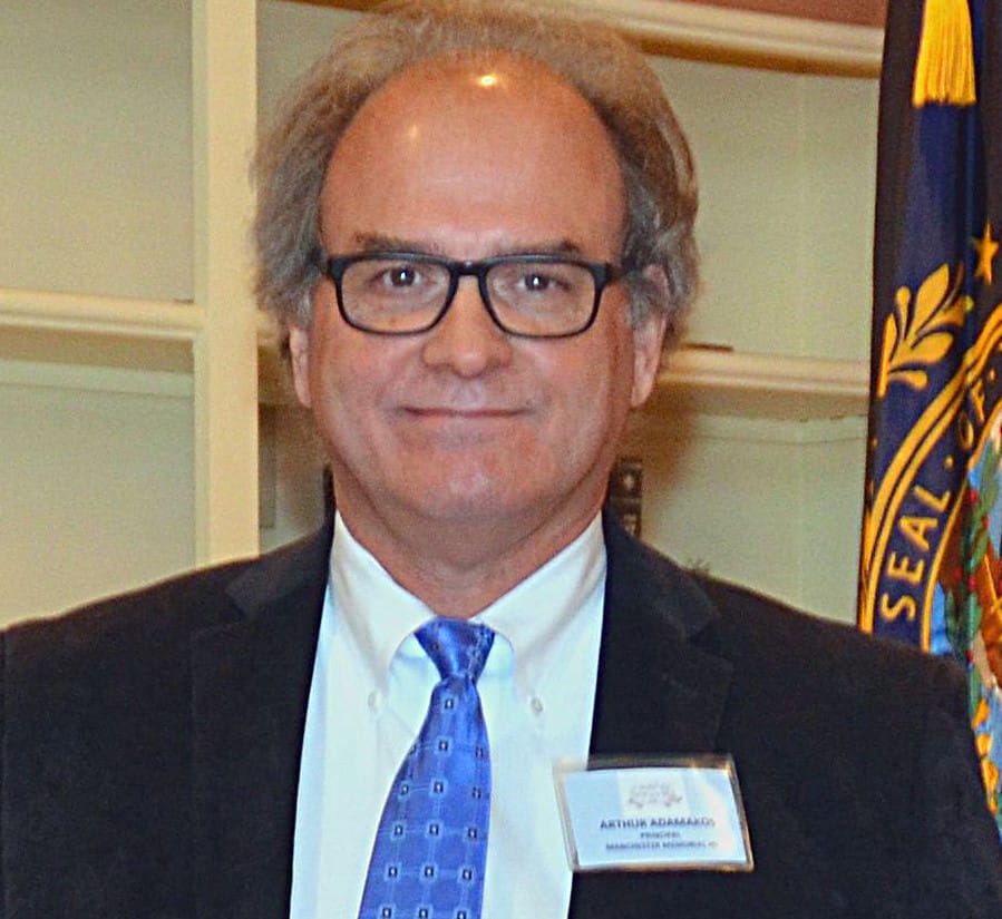 Memorial High School’s Adamakos named NH’s top principal post image