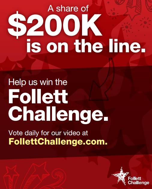 Help Parker-Varney win big in Follett Challenge post image