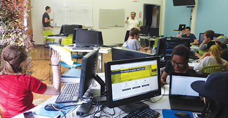 Evolution of the high-tech classroom: College students as mentors, educators post image