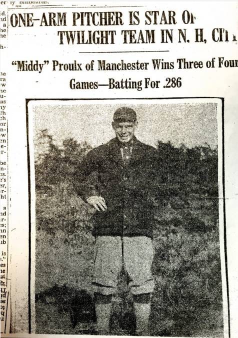 History Mystery solved: Remarkable story surfaces of Manchester’s one-armed pitching wonder post image