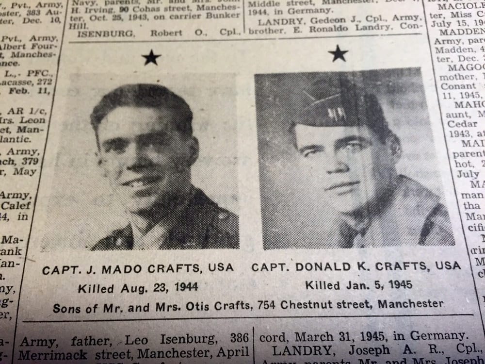Before it was NH Primary central, NHIOP was dedicated to the legacy of the Craft brothers post image