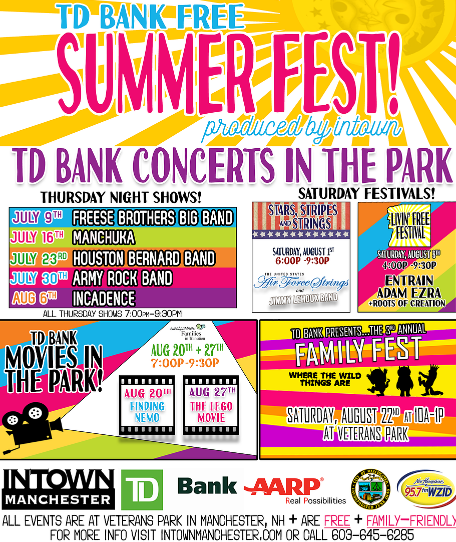 Summer Fest brings Big Band music and Manchester Arts Market to Veterans Park post image