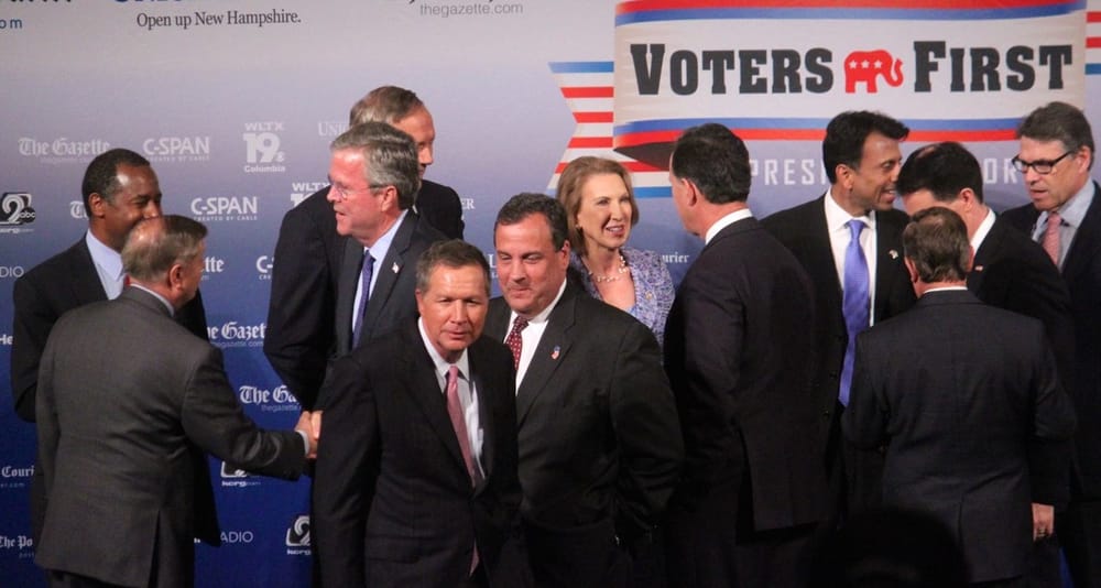 14 candidates take turns on the issues during GOP forum post image