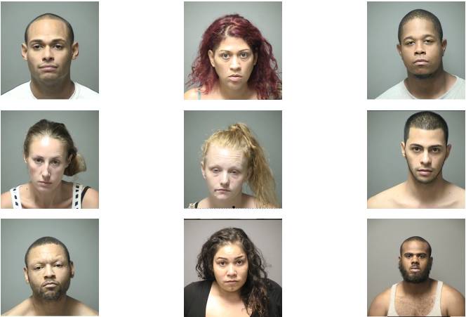 9 arrested in drug raid targeting suspected drug dealers post image