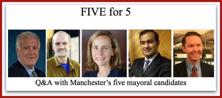 Five for 5: Five candidates for mayor, five questions post image