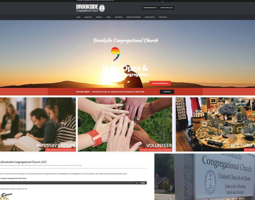 Link to Brookside Church, Thrift Store, via new dynamic website post image