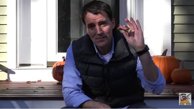 VIDEO: NH comic Juston McKinney’s PC spin on keeping ‘Big Candy’ in Halloween post image