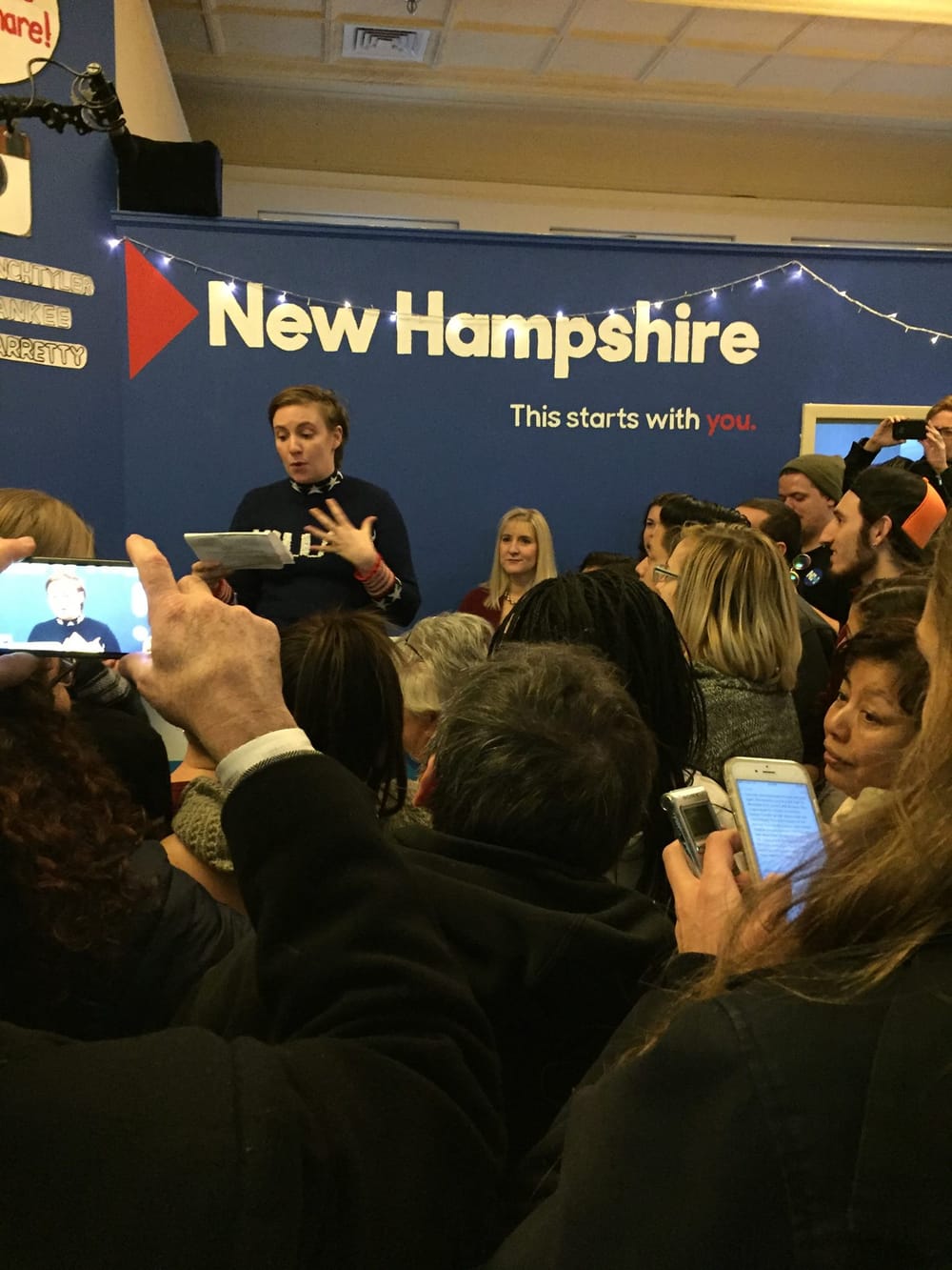 Lena Dunham, Hillary and Me: My brush with celebrity on the campaign trail post image