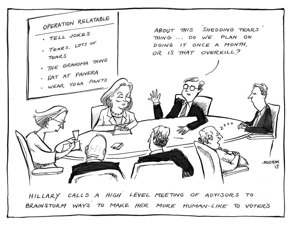 Drawn & Quartered: Hillary Clinton’s ‘Operation Relatable’ post image