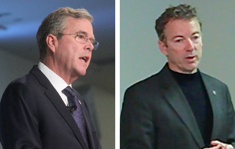 Dueling GOP town halls: Paul, Bush compete for voters Friday in Hollis post image