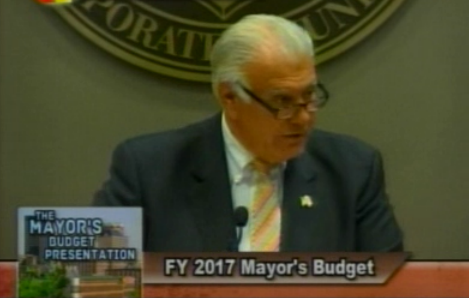 Mayor delivers budget address, highlights gains and challenges for 2017 post image