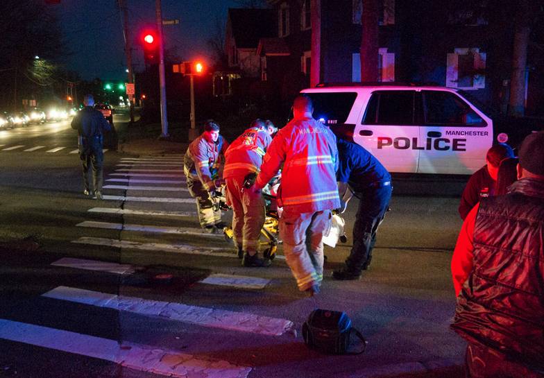 Man struck by car, seriously injured post image