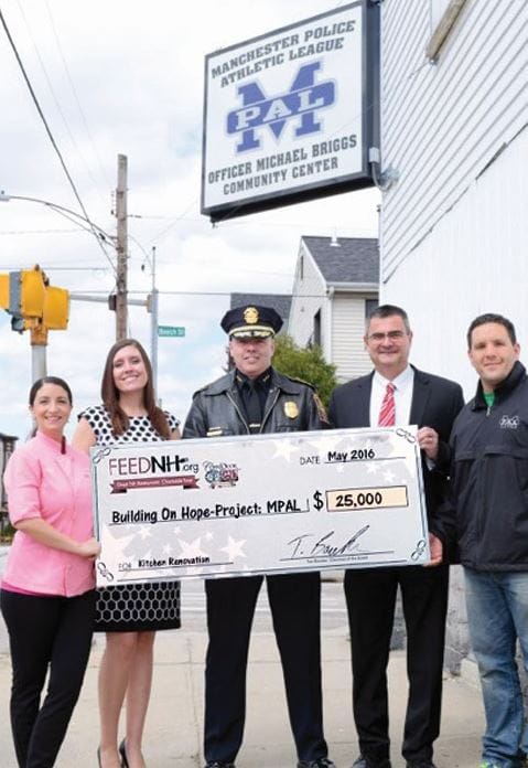 Manchester Police Athletic League receives $25K donation to renovate kitchen post image