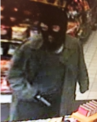 Masked, armed, bearded and carrying a plastic bag: Police seek convenience store robber post image