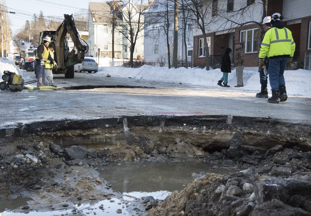 Families displaced by water main break on Lowell Street post image