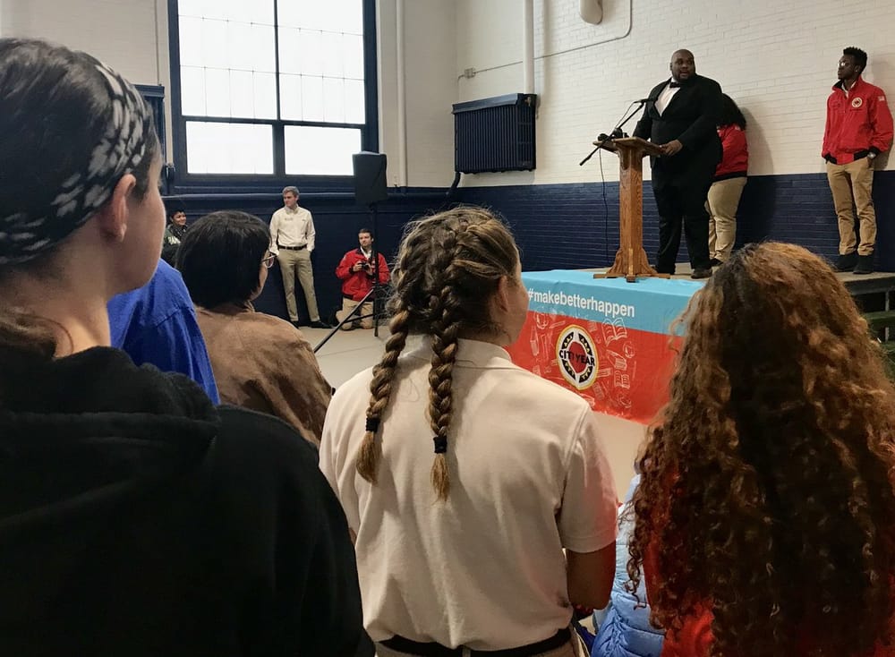 Service, celebration: 200+ volunteers join City Year NH MLK Day event post image