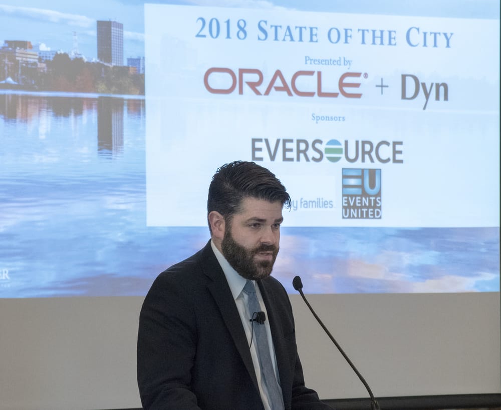 Mayor Craig announces ‘Manchester Business Council’ at State of the City Address post image