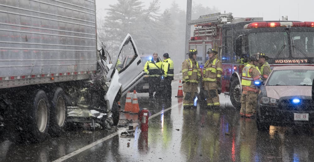 No ID yet in fatal crash near Hooksett Tolls post image