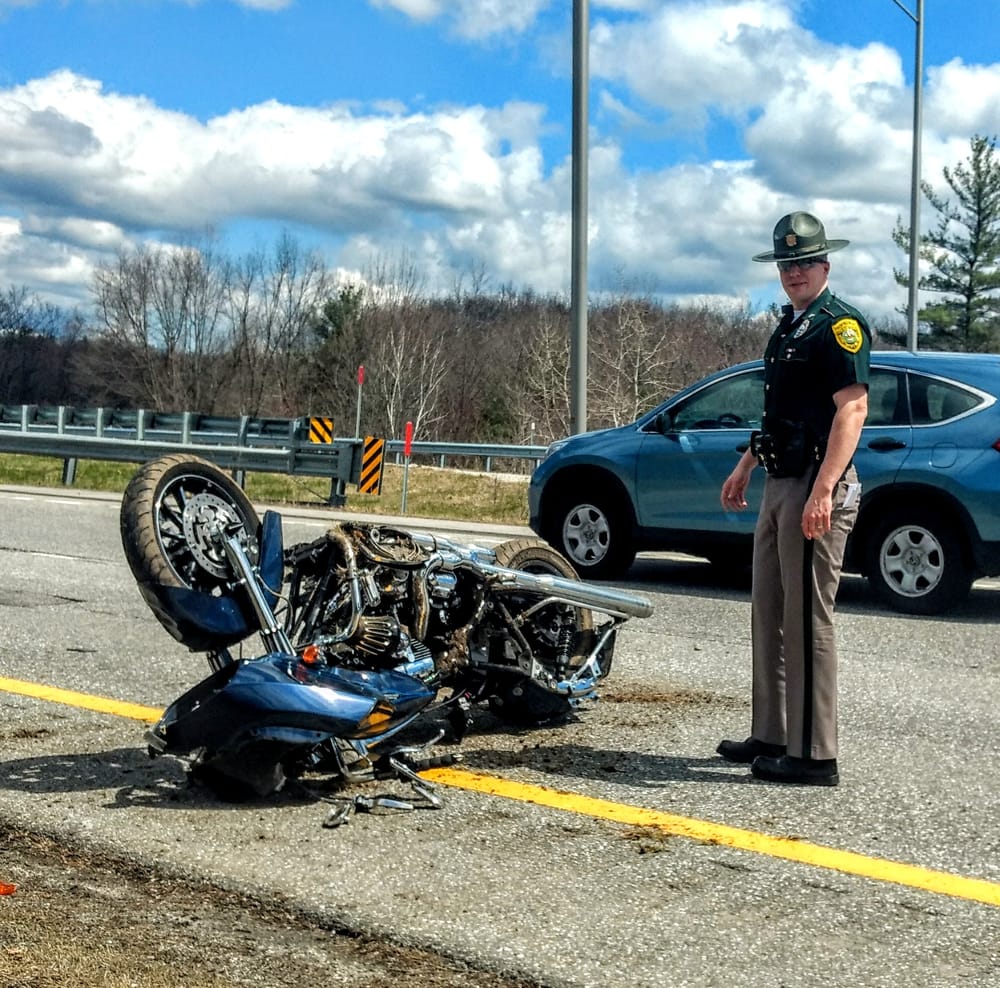 Weare man injured after motorcycle crash near Hooksett tolls post image