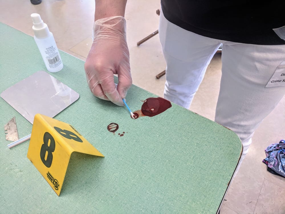 CSI: West High School – student investigators learn how to unravel the case of the ‘dead’ science teacher post image