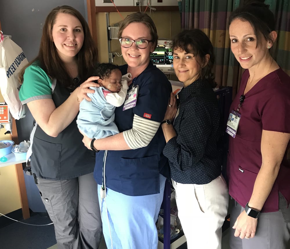 4 from Elliot earn distinction as NH’s first certified Neonatal Touch and Massage therapists post image