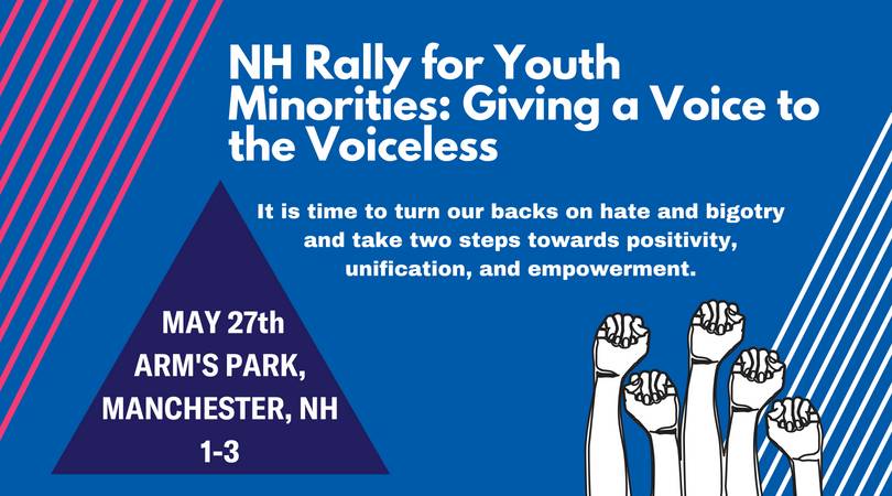 NH Rally for Youth Minorities: Giving a Voice to the Voiceless set for May 27 post image