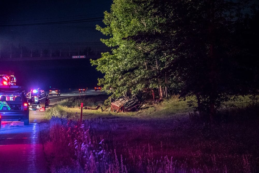 2 dead, one seriously injured in Route 101 rollover crash post image