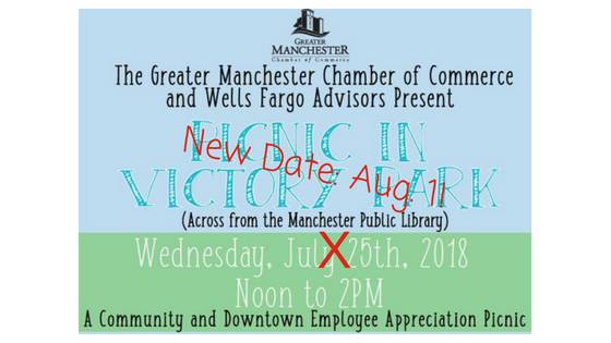 Rain Date: Chamber’s annual Picnic in Victory Park rescheduled for Aug. 1 post image