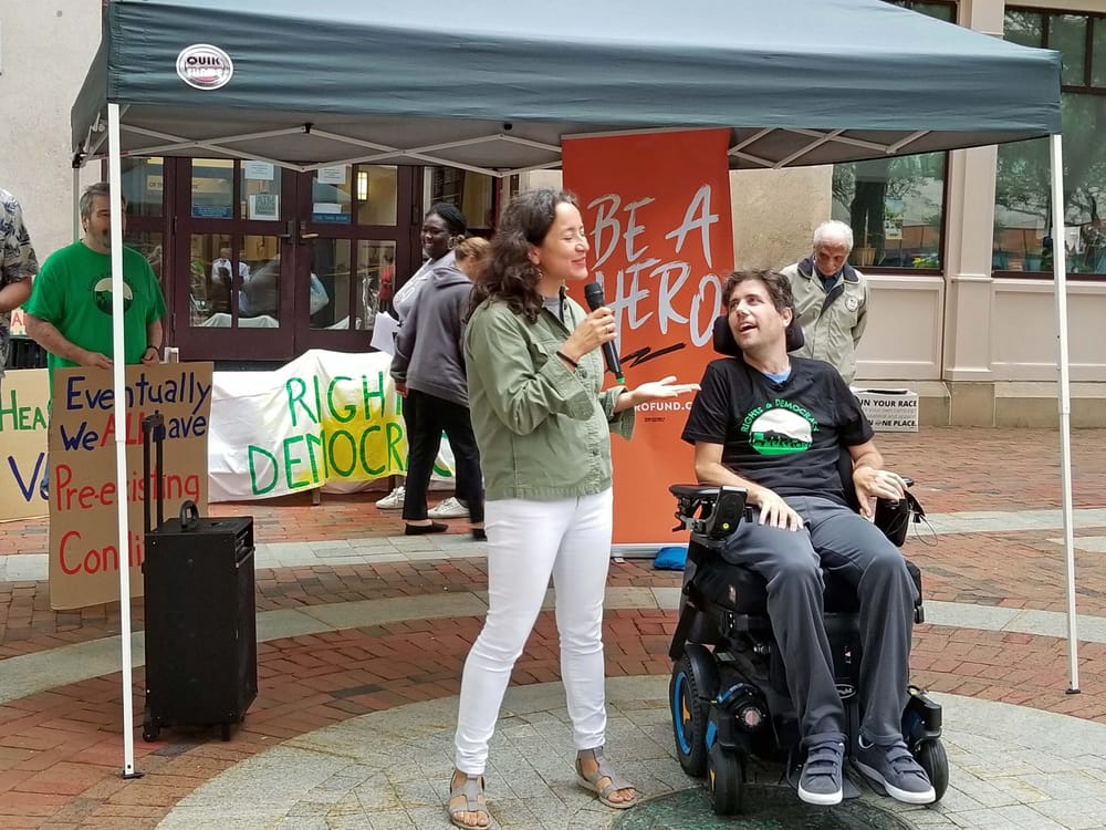 Crowd rallied at City Hall for healthcare post image