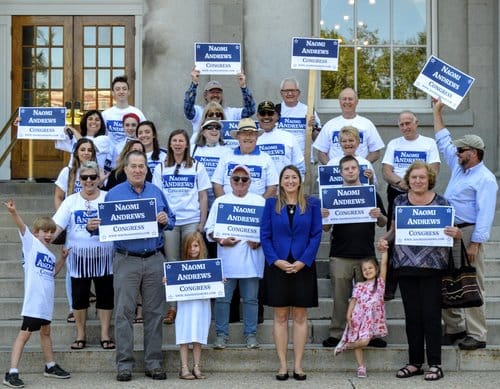 Midterm election 2018 campaign for Congress: Naomi Andrews post image