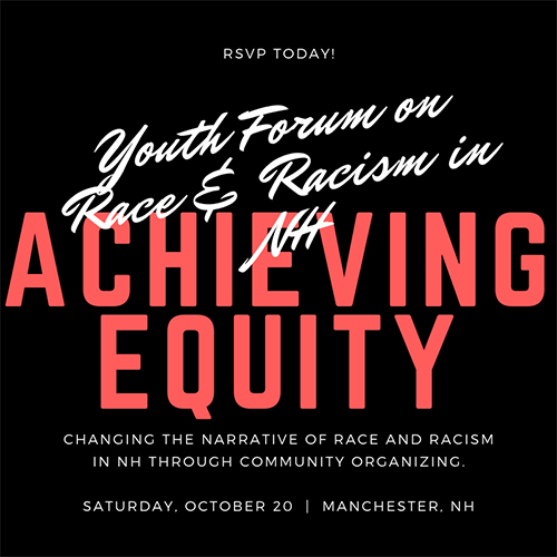 ACLU-NH invites high school and college students to October 20 forum on race and racism post image