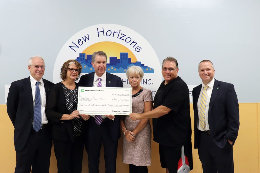 $200K donation from TD Bank Foundation to assist FIT-New Horizons merger post image