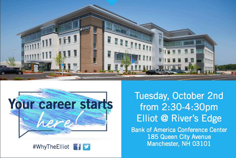 Get hired on the spot: Career fair Oct. 2 at Elliot @ River’s Edge post image