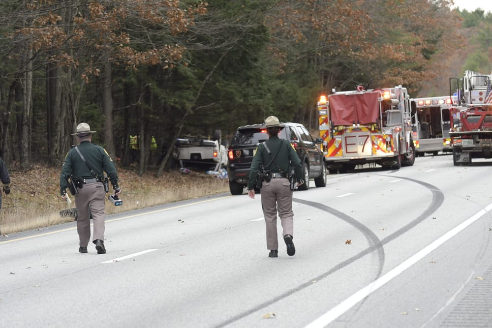 Woman med-flighted from scene of I-93 crash in Concord post image