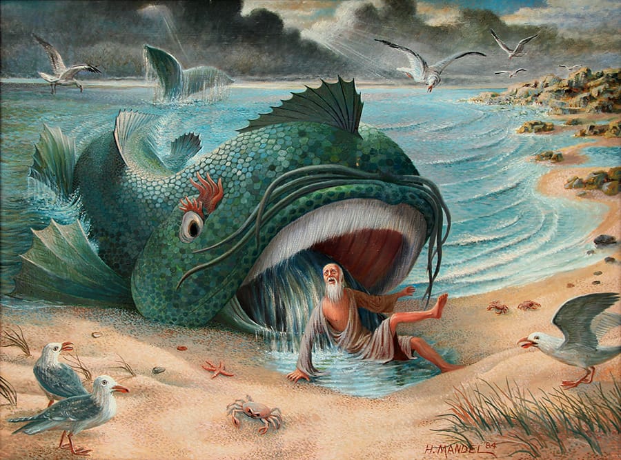 Jonah swallowed by a whale post image