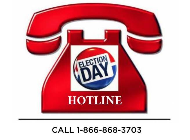 Concerns about Election Day operations at your polling place? There’s a hotline for that post image