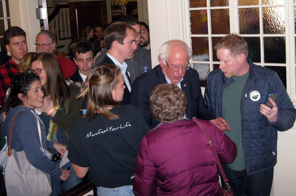 Bernie Sanders packs them in at Brookside Church for ‘get out the vote’ rally post image