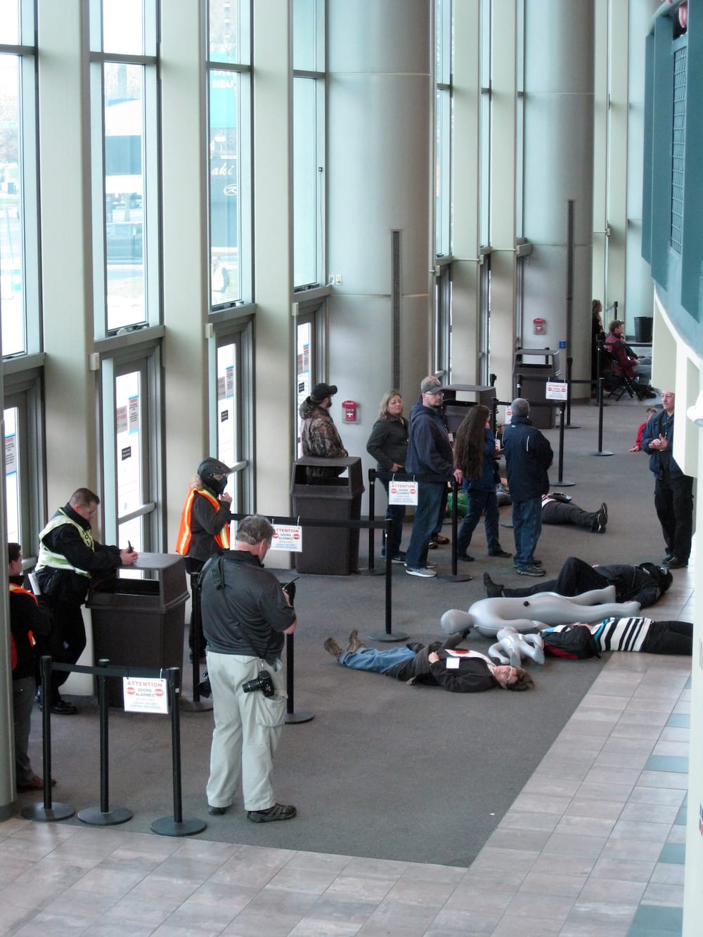 Active-shooter drill: ‘We do this in hopes of never having to do this for real’ post image