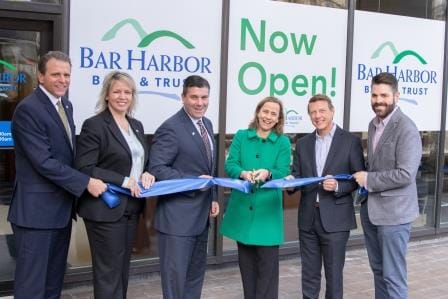 Ribbon is cut on Bar Harbor Bank & Trust new Elm Street branch office post image