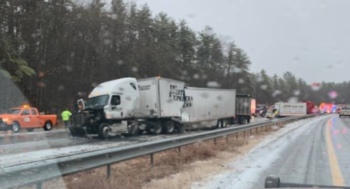 ‘Treacherous’ icy roads contribute to several early-morning crashes on I-89 post image