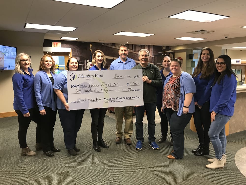 Members First Credit Union employees go casual to benefit Honor Flight New England post image