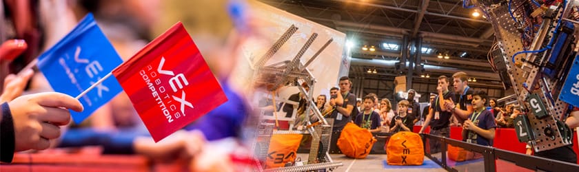 VEX Robotics championships take over Manchester Community College post image