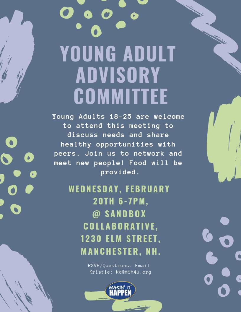 Feb. 20: Young adults invited to eat, talk and ‘Make it Happen’ post image