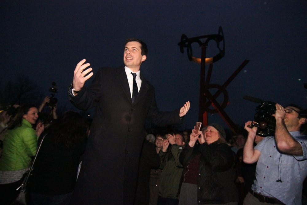 If he runs, Buttigieg’s got the 2020 bumper sticker ready to go: ‘Freedom, democracy, security’ post image