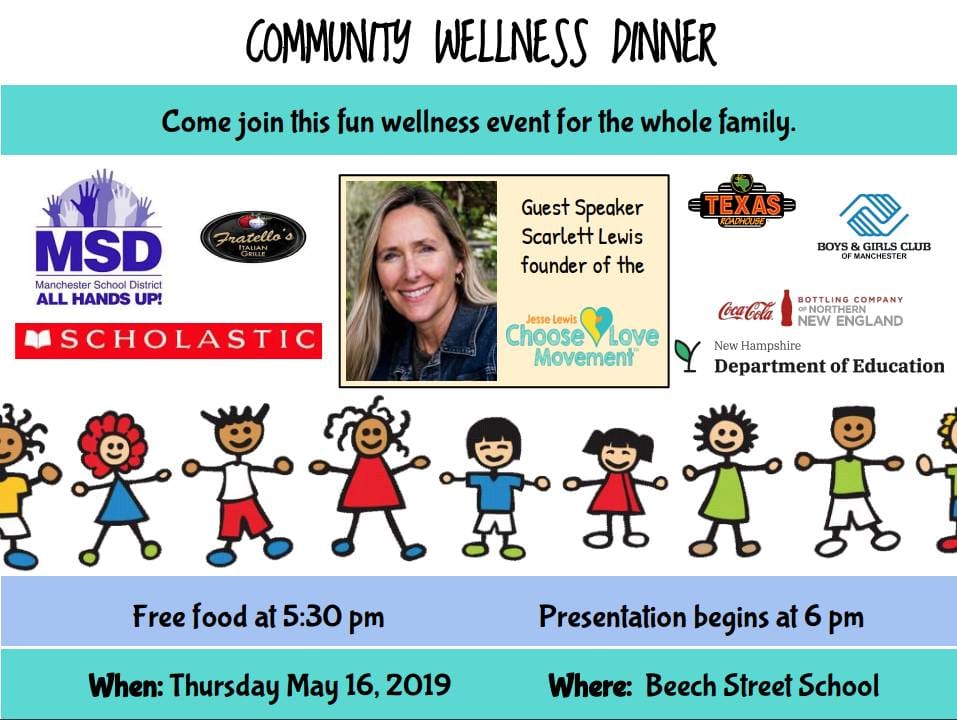 Choose Love: Free Community Wellness Dinner with guest speaker Scarlett Lewis post image