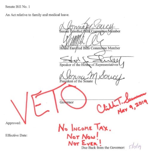 Dems blast Sununu’s veto of paid family and medical leave post image