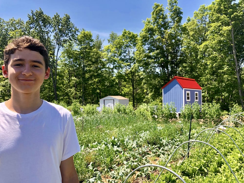 Tiny home built by student with $5K grant makes big difference for NH refugee farmers post image