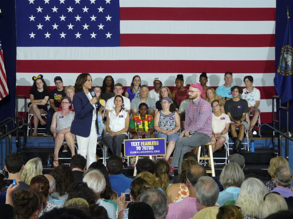 Kamala Harris vibe in NH: Strong, vibrant and powerful post image